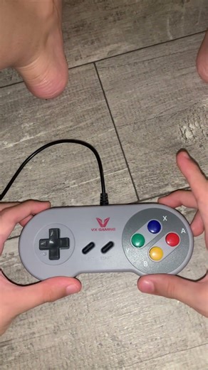 Clicking Every Button On Super Nintendo Controller