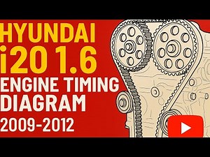 Hyundai i20 1.6 Engine timing Diagram (2009-2012)
