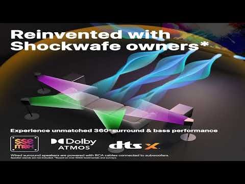 Best Deal: Nakamichi Shockwafe Ultra 9.2.4 Channel Dolby Atmos/DTS:X Soundbar | Dual 10" Subwoofers