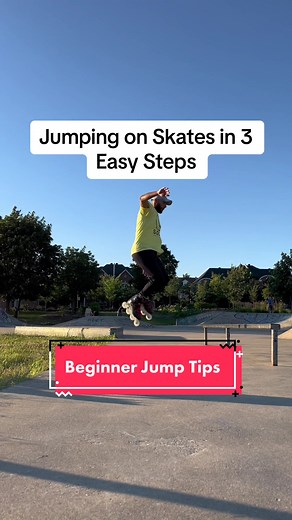 The kid at the end got it by watching 😮 The secret to make your jumps look better is at the end #rollerblading #beginnerskater #howto #jump #learnwithtiktok