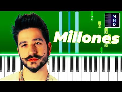 Camilo - Millones (Piano Tutorial Easy)