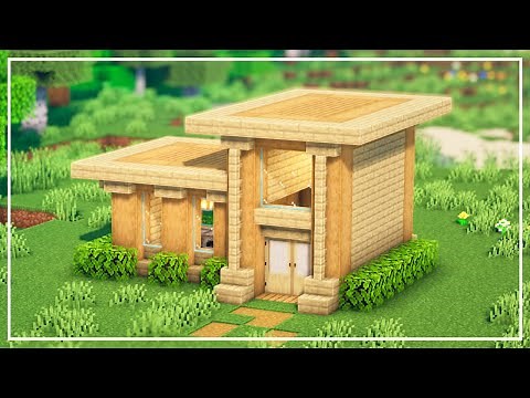 CASA FACIL DE MADEIRA - MINECRAFT TUTORIAL