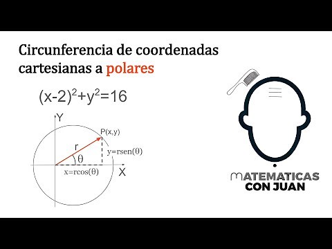Equation of the circumference in polar coordinates