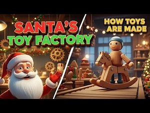 Inside Santas Christmas Toy Factory | How Toys Are Made for Christmas (Factory Tour)