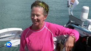 After eight-months on the open water, an Australian record-breaker is back on dry land. 50-year-old Michelle Lee has become the first woman to row solo unassisted across the Pacific Ocean. | 10 News Queensland