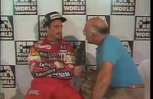 #OnThisDay 1987: Murray Walker tried out his new, hard hitting interview technique on Nigel Mansell after the Austrian Grand Prix | BBC Archive