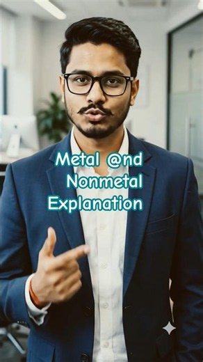 Metal And Non Metal #sciencefacts #shortsfeed #youtubeshorts #metal #nonmetal