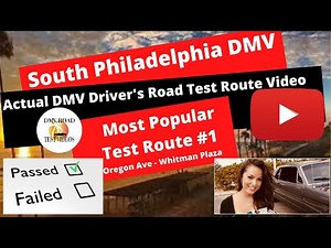 South Philadelphia Driving Test - Whitman Plaza - Oregon Ave PennDOT DMV