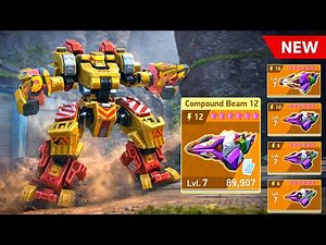 New Mech CITADEL & New Weapon COMPOUND BEAM 16 12 10 8 6 - Mech Arena