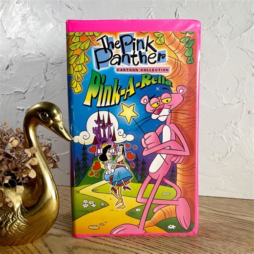 1960s the Pink Panther: Pink-a-rella VHS --pink Clam Shell --pink Panther Cartoon Collection - Etsy