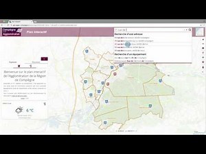 Plan interactif de l’Agglomération de la Région de Compiègne