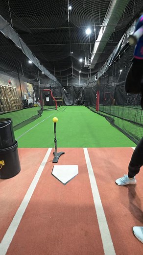 27K views · 196 reactions | Slapping target practice. I am focused on line drives to that 5/6 hole, hitting the red screen. Make sure crossover foot, hips and chest are pointed in that direction at contact. Contact point will be right at or just infront of crossover foot. Batting gloves are Bruce Bolt. Code megrem gets you a discount. #hitting #softball #fastpitch #fastpitchsoftball #softballslapper | MegRem Softball | Facebook