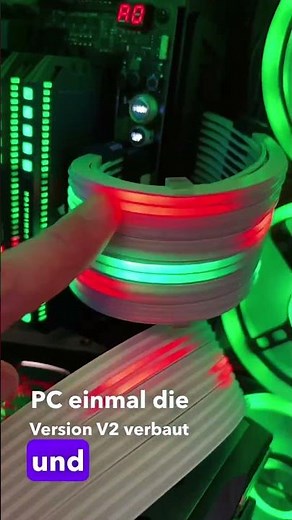 Controlling the LianLi Strimer Plus V1 with l-Connect 3 #shorts #lianli #bastelnerd