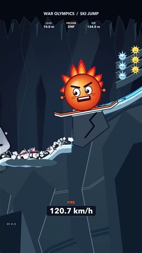 Ski jump, but every element cheats