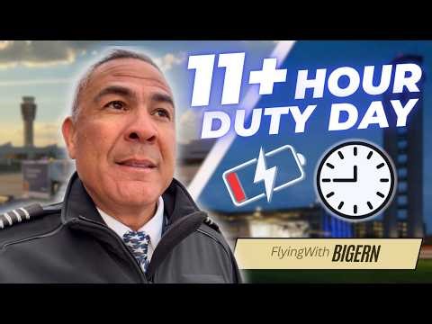One Brutal Day… Then an Easy Finish | 2-Day Airline Pilot Trip Breakdown