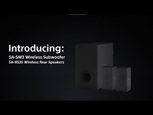 Sony | SA-SW3 Wireless Subwoofer & SA-RS3S Wireless Rear Speaker | Upgrade your sound