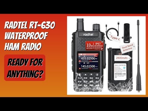 REVIEW (2026): Radtel RT-630 Waterproof Ham Radio. Features