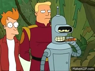 FUTURAMA - Bender - I'm Back, Baby on Make a GIF