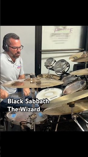 Black Sabbath - The Wizard #drummer #drumcover #ozzyosbourne #billward #thewizard ​⁠ #drums