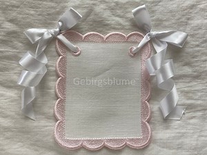 Bunting Banner Embroidery Scalloped Edge Birthday Banner Bunting Flag in the Hoop Machine Embroidery Design ITH Embroidery - Etsy