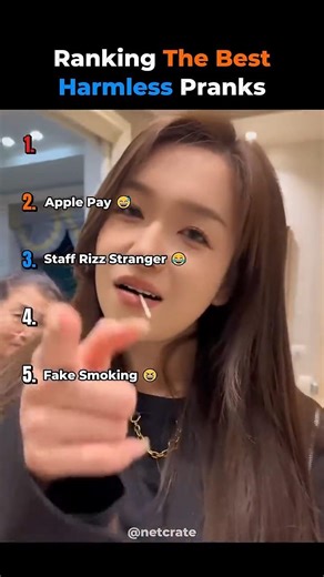 Ranking The Best Harmless Pranks Pt 2 #shorts