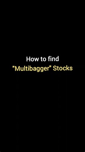 How to find Multibagger Stocks?#trading #multibaggerstock #smallcapstocks#stockmarket #learntrading