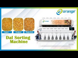 AI Holes Sorting Machine for Channa Dal | India’s 1st AI Sorting by Orange Sorting