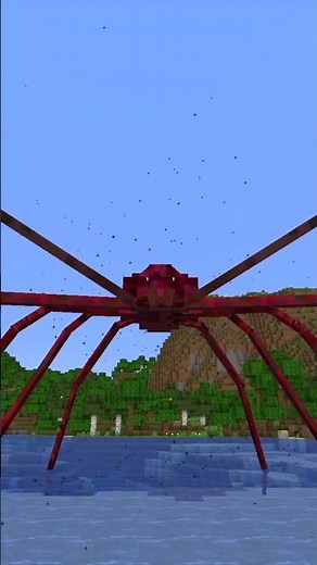 This Mod Is Too Scary #minecraft #funny #horror #minecrafthorror #spiders