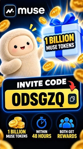 Get Muse Ai | 1 billion tokens Code