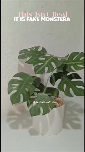 Fake Monstera #diy