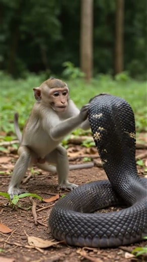 Monkey vs Cobra
