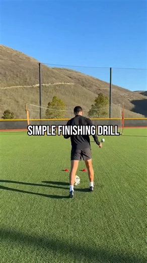 ⚽️ try these simple shooting drills during your next session ! These are perfect for working on finishing off a quick move and in 1 or 2 steps. 20 reps of each variation - make sure you use both feet. Enjoy! 﫡 #soccer #soccertraining #soccerdrills #soccershooting #relentlesssoccer | Relentless Soccer | Facebook