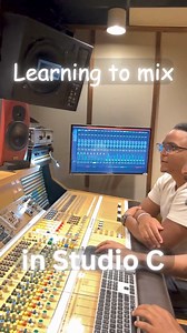 Learning to mix on Pro Tools in Studio C! #audioengineering #audioengineer #musictech #mixing #music #school #recordingstudio #analog #digitalaudio #API #rockvillemaryland | Omega Recording Studios
