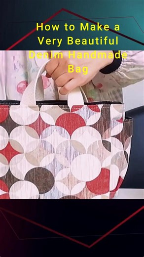How to Make a Very Beautiful Denim Handmade Bag #bag #handbagstyle #baglover #handbags #handbaglover #bagaddict #sewingtricks #sewingtutorial #sewing #howtosew #tutorial #lovecrafting #Craft #howtomake #reelsfypシ #howto #handcraft #selfimprovementsdaily #diyideas | All Girls' Things