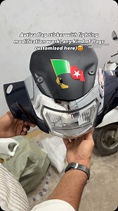 Avtiva flag sticker with lighting modification work( any kind of flags customised here)😍 @pudupet_munavarelectrical 9884245006 #pudupet_munavarelectrical #avtiva110 #any #kindness #office #flags #customized #here | munavar electricals