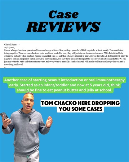 Peanut Oral Immunotherapy Success Story