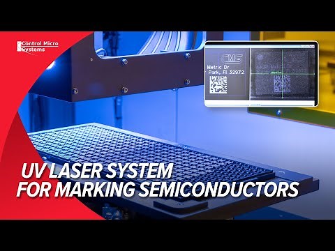 UV Laser Marking System for Semiconductors with Machine Vision