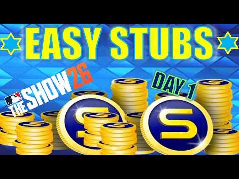 Complete Stub Guide For MLB The Show 26... Make 1 Million Stubs DAY 1