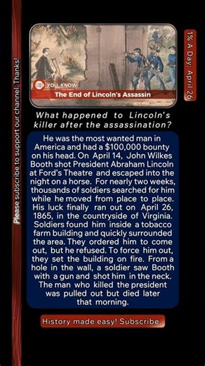 How They Finally Caught Lincoln's Killer