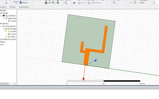 【HFSS仿真】06 WLAN双频单极子天线（建模）