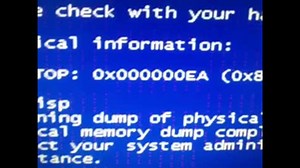 ブルースクリーンのエラーコード