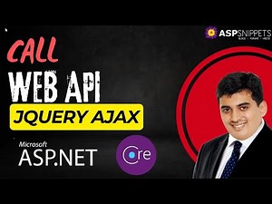 Call ASP.Net Core Web API using jQuery AJAX