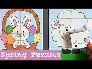 Spring Puzzles For Early Learning