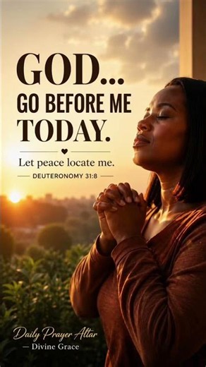Before You Start Today… Pray This. May God go before you today.Type “Amen” if you believe. 🤍