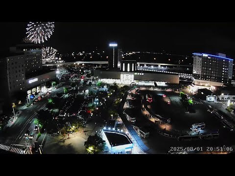 【2025/8/1】アーカイブ・函館駅前ライブカメラ① #函館 #HAKODATE #函館湾 #JR函館駅