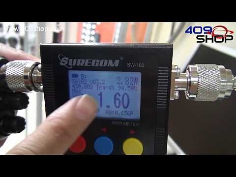Digital VHF/UHF Power & SWR Meter- Surecom SW-102