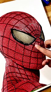 Como lograr la textura de la mascara de Spiderman | Miguelin Art