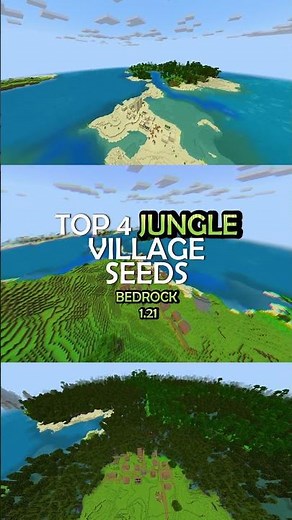 🍃 EPIC JUNGLE SEEDS Collection | Minecraft 1.21 Bedrock