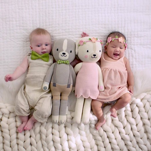 Every cuddle kind doll is ethically produced, lovingly handcrafted and provides 10 meals to children in need. 1 doll = 10 meals 💕 Help make a difference and spread the word: share or tag a friend. | cuddle kind