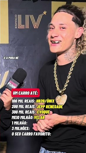 CARROS DOS SONHOS DO CHEFIN 🚗🔥